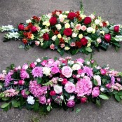 Beautiful Mixed Coffin Spray